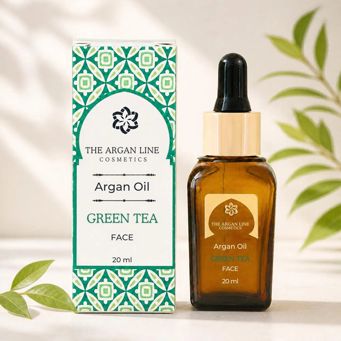 Gesichtsöl von The Argan Line mit Arganöl und Teebaumöl