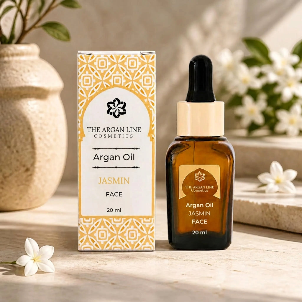 Gesichtsöl von The Argan Line mit Arganöl und Jasminöl