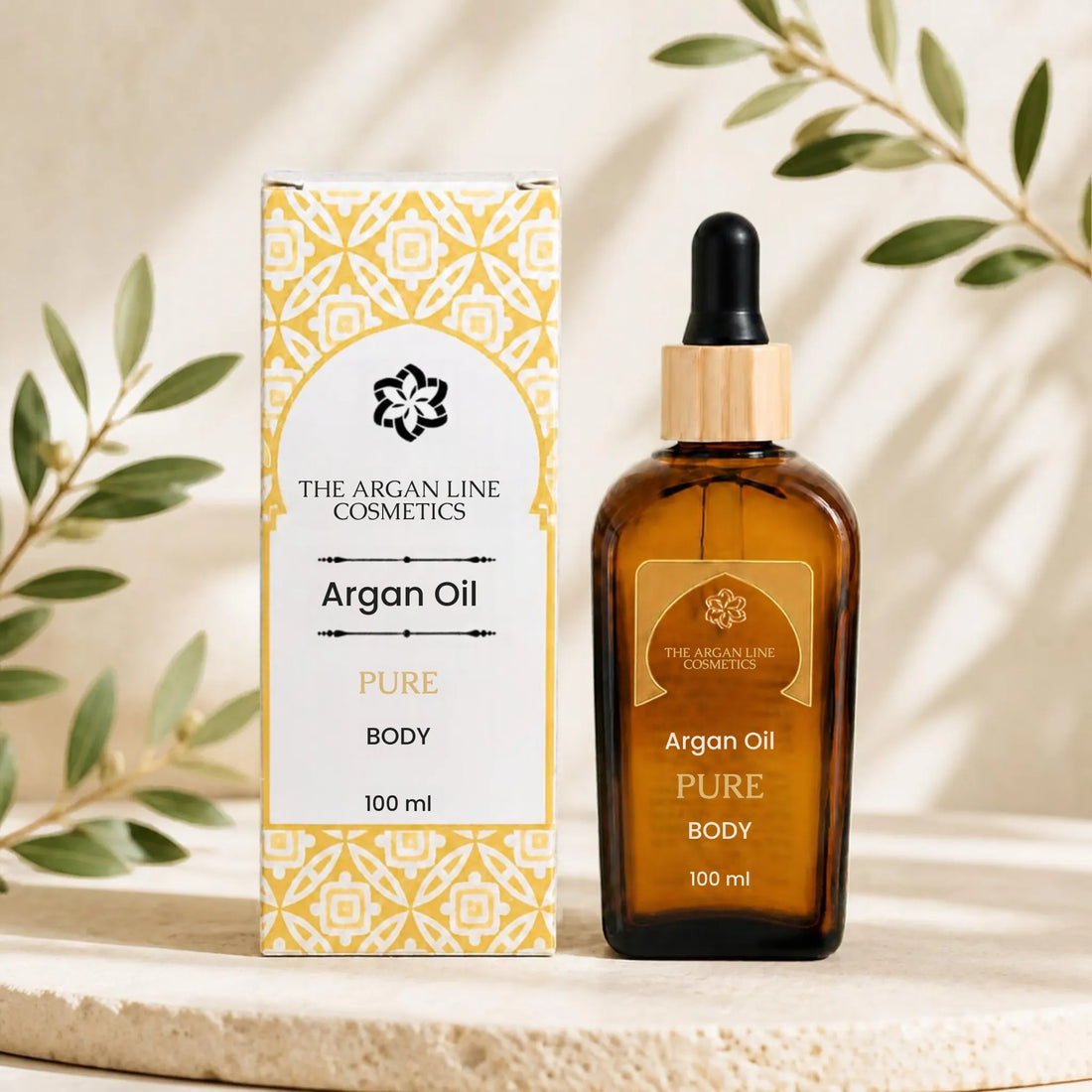 Körperöl von The Argan Line mit bio Arganöl