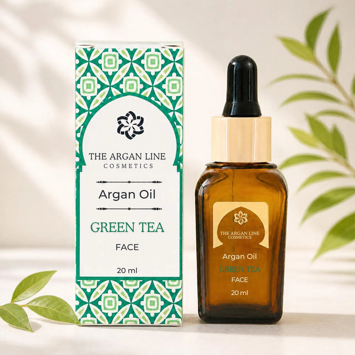 Gesichtsöl von The Argan Line mit Arganöl und Teebaumöl