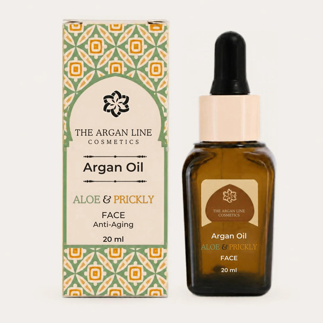 Arganöl mit Kaktusfeigenkernöl mit Aloe Vera zur Anti Aging Behandlung von The Argan Line