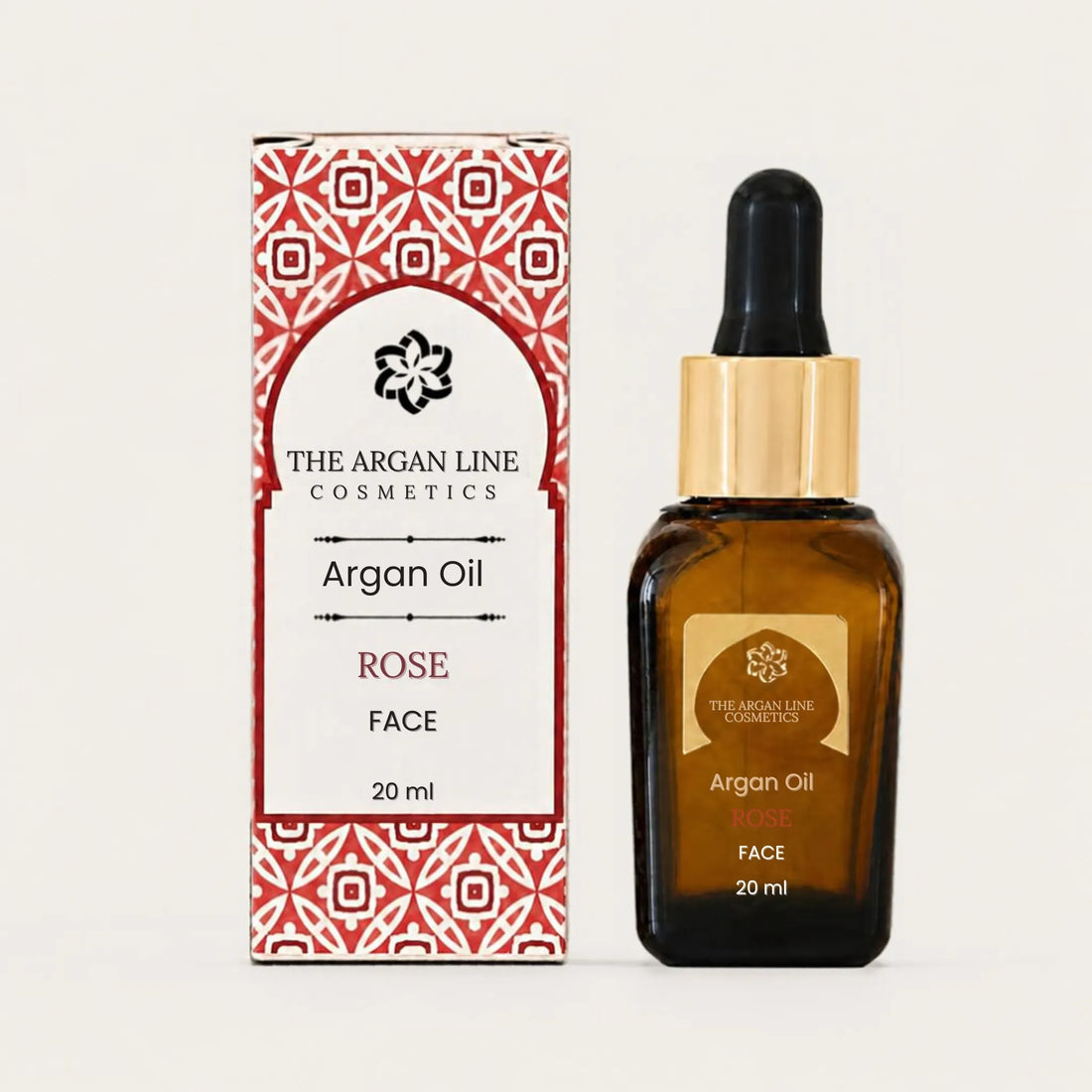 Arganöl mit Roseduft von The Argan Line zur Gesichtsbehandlung